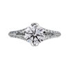 Brilliant Cut Round Diamond Engagement Ring with Split Shank 5