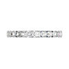 Carre Cut Diamond Half Eternity Band1