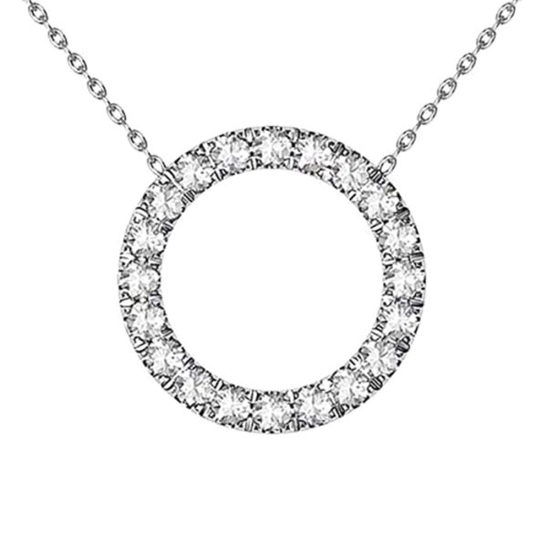 Circle of Diamonds Pendant 5