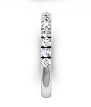 Cut Down Diamond Half Eternity Band 5