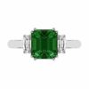 Emerald and Cadillac Diamond Ring