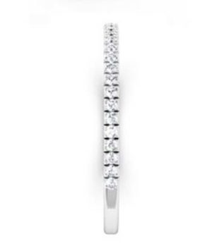 Fine Cut Down Set Diamond Wedding Ring 5