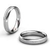 Fine Diamond Bead Set Wedding Ring in Platinum 1 2