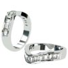 Fitted Baguette Diamond Channel Set Wedding Ring 1