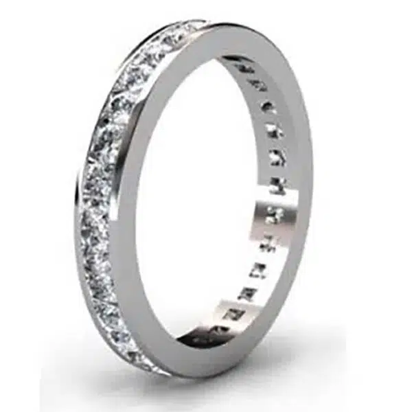 Full Channel Set Diamond Eternity Ring 5