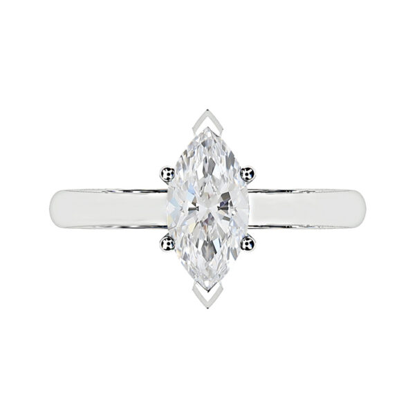 Marquise Cut Diamond Classic Solitaire Ring
