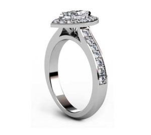 Marquise Diamond Halo Engagement Ring 4 2