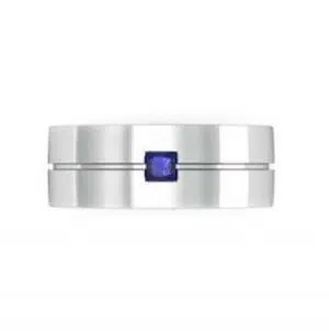 Mens Sapphire Wedding Ring 4