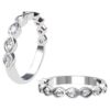 Modern Eclipse Half Eternity Band 1