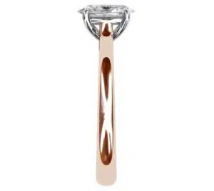 Oval Shaped Diamond Solitaire Rose Gold Engagement Ring 5 2