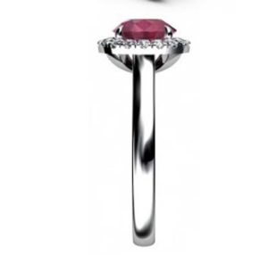 Ruby Halo Engagement Ring 5 2