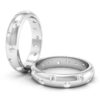 Scatter Flush Set Diamond Wedding Band 1
