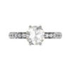 Six Prong Round Brilliant Cut Diamond Engagement Ring w