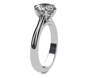 Six Prong Solitiare Diamond Engagement Ring 4 2