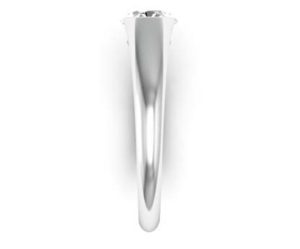 Tension Set Solitaire Diamond Engagement Ring 5 3