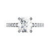 Two Carat Cushion Cut Diamond Engagement Ring w