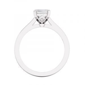 asscher cut soliataire diamond ring 2