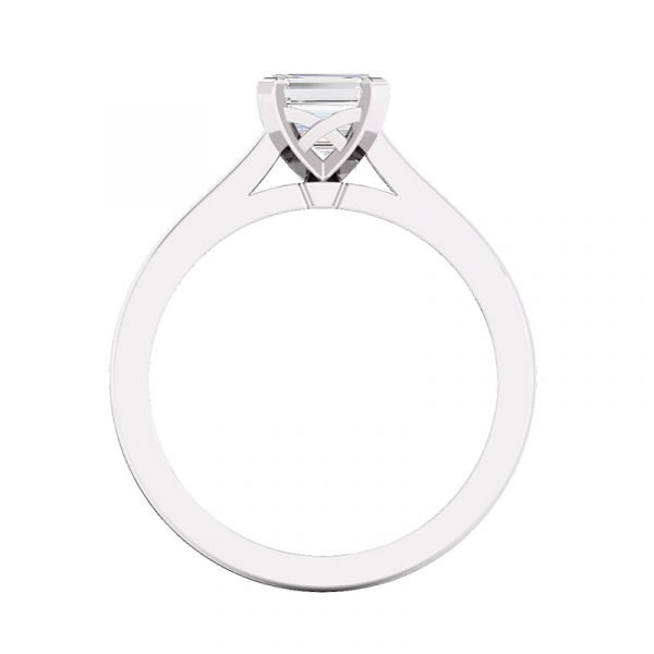 asscher cut soliataire diamond ring 2