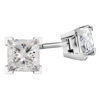 classic princess cut stud earrings