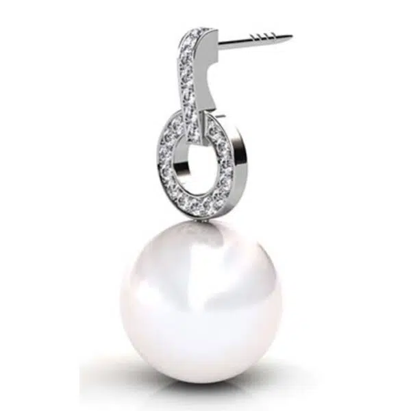 pearl drop earring