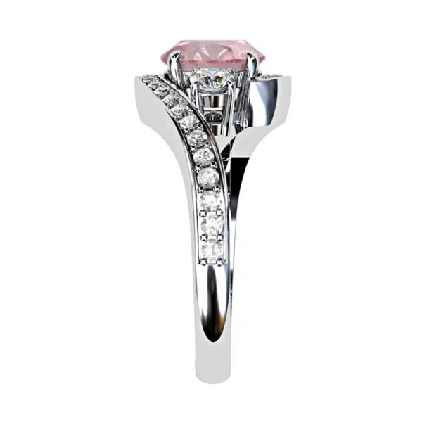 pink diamond three stone ring 4