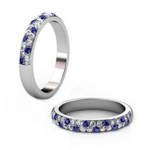 sapphire and diamond wedding band 1