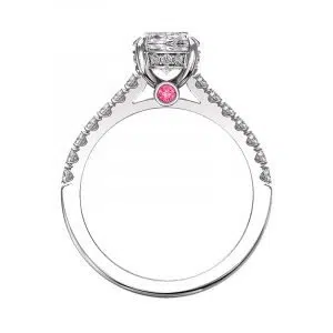 Oval Shaped Engagement Ring 3