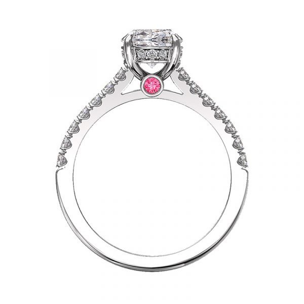 Oval Shaped Engagement Ring 3