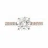 Solitaire Rose Gold Engagement Ring 2