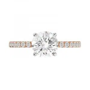 Solitaire Rose Gold Engagement Ring 2