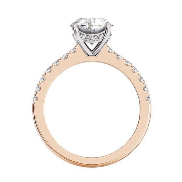 Solitaire Rose Gold Engagement Ring 3