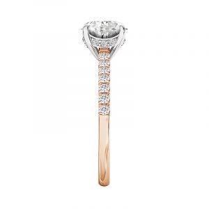 Solitaire Rose Gold Engagement Ring 4