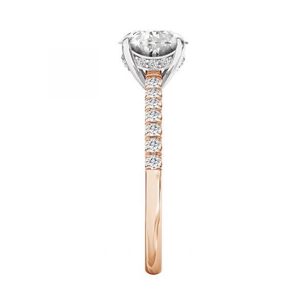 Solitaire Rose Gold Engagement Ring 4