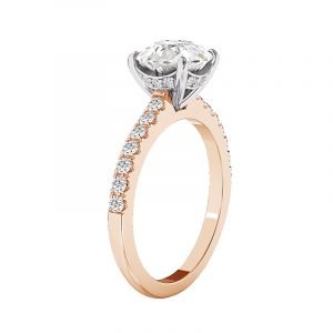 Solitaire Rose Gold Engagement Ring 5