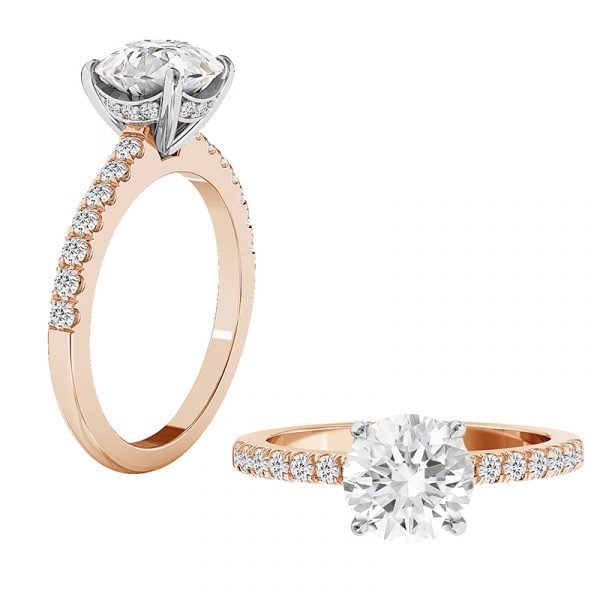 Solitaire Rose Gold Engagement Ring