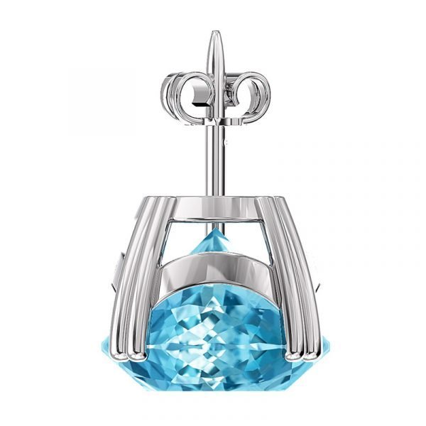 aquamarine diamond earrings 3