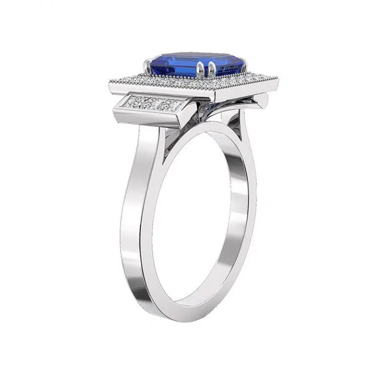 Blue Sapphire Engagement Rings Waldemar Jewellers Sydney
