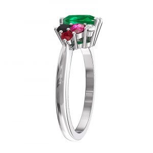 emerald cluster ring2