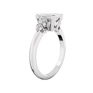 emerald cut diamond with side diamond features 3