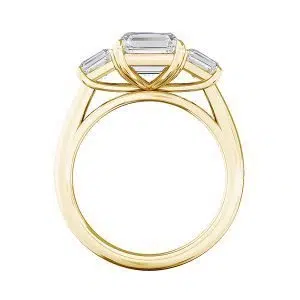 emerald cut three stone engagement ring 2