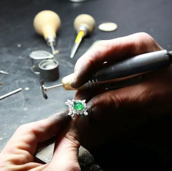 emerald ring workmaship