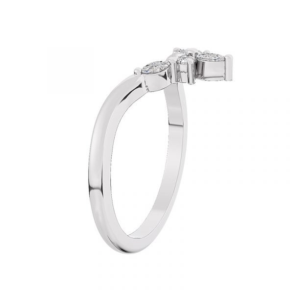 fitted marquise diamond wedding ring 2