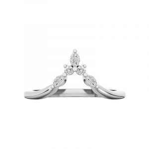 fitted marquise diamond wedding ring