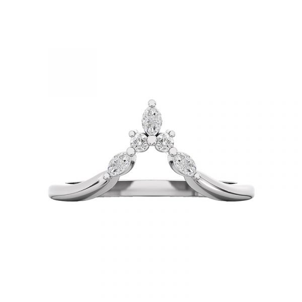 fitted marquise diamond wedding ring