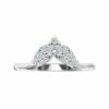 fitted marquise shaped wedding ring