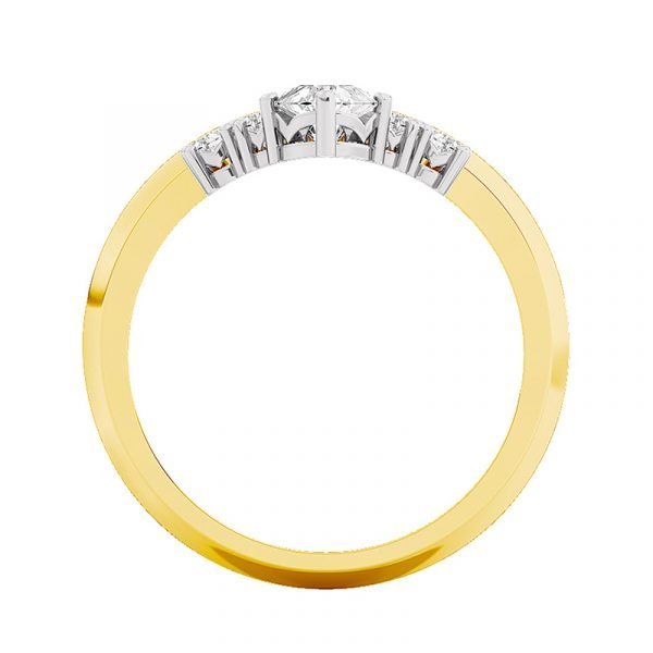 fitted round cut wedding ring 1