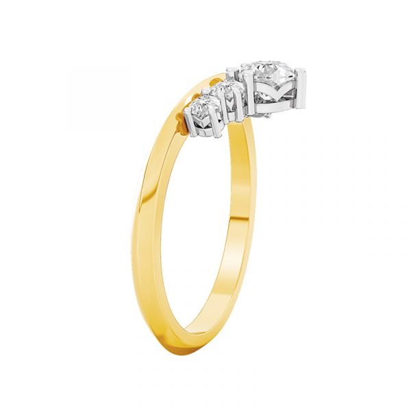 fitted round cut wedding ring 3