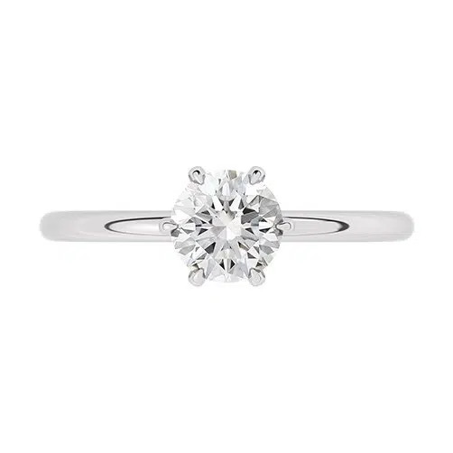 hidden halo solitaire diamond ring 2 1