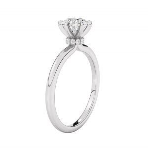 hidden halo solitaire diamond ring 3 2