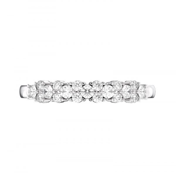 off set diamond wedding ring 1